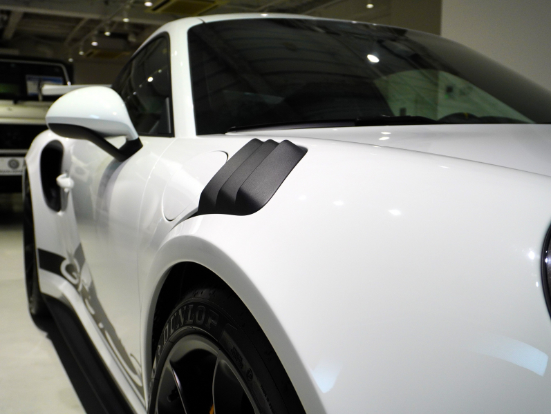 ポルシェ 911(Type991.2) GT3 RS ｽﾎﾟｰﾂｸﾛﾉPKG　正規D車 PCCB Fﾘﾌﾀｰ ｽﾎﾟｰﾂﾊﾞｹｯﾄ ｼｰﾄﾋｰﾀｰ PCMﾅﾋﾞ Bｶﾒﾗ BOSEｻｳﾝﾄﾞ LEDﾍｯﾄﾞﾗｲﾄPDLS+ 20&21ｲﾝﾁAW