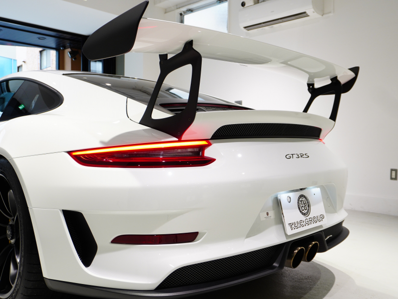 ポルシェ 911(Type991.2) GT3 RS ｽﾎﾟｰﾂｸﾛﾉPKG　正規D車 PCCB Fﾘﾌﾀｰ ｽﾎﾟｰﾂﾊﾞｹｯﾄ ｼｰﾄﾋｰﾀｰ PCMﾅﾋﾞ Bｶﾒﾗ BOSEｻｳﾝﾄﾞ LEDﾍｯﾄﾞﾗｲﾄPDLS+ 20&21ｲﾝﾁAW