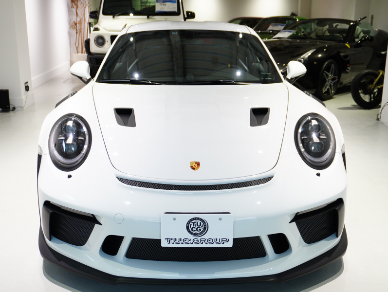 ポルシェ 911(Type991.2) GT3 RS ｽﾎﾟｰﾂｸﾛﾉPKG　正規D車 PCCB Fﾘﾌﾀｰ ｽﾎﾟｰﾂﾊﾞｹｯﾄ ｼｰﾄﾋｰﾀｰ PCMﾅﾋﾞ Bｶﾒﾗ BOSEｻｳﾝﾄﾞ LEDﾍｯﾄﾞﾗｲﾄPDLS+ 20&21ｲﾝﾁAW