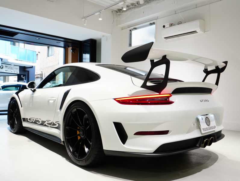 ポルシェ 911(Type991.2) GT3 RS ｽﾎﾟｰﾂｸﾛﾉPKG　正規D車 PCCB Fﾘﾌﾀｰ ｽﾎﾟｰﾂﾊﾞｹｯﾄ ｼｰﾄﾋｰﾀｰ PCMﾅﾋﾞ Bｶﾒﾗ BOSEｻｳﾝﾄﾞ LEDﾍｯﾄﾞﾗｲﾄPDLS+ 20&21ｲﾝﾁAW