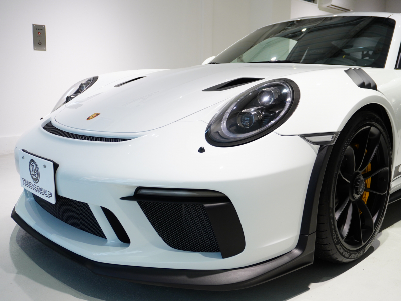 ポルシェ 911(Type991.2) GT3 RS ｽﾎﾟｰﾂｸﾛﾉPKG　正規D車 PCCB Fﾘﾌﾀｰ ｽﾎﾟｰﾂﾊﾞｹｯﾄ ｼｰﾄﾋｰﾀｰ PCMﾅﾋﾞ Bｶﾒﾗ BOSEｻｳﾝﾄﾞ LEDﾍｯﾄﾞﾗｲﾄPDLS+ 20&21ｲﾝﾁAW
