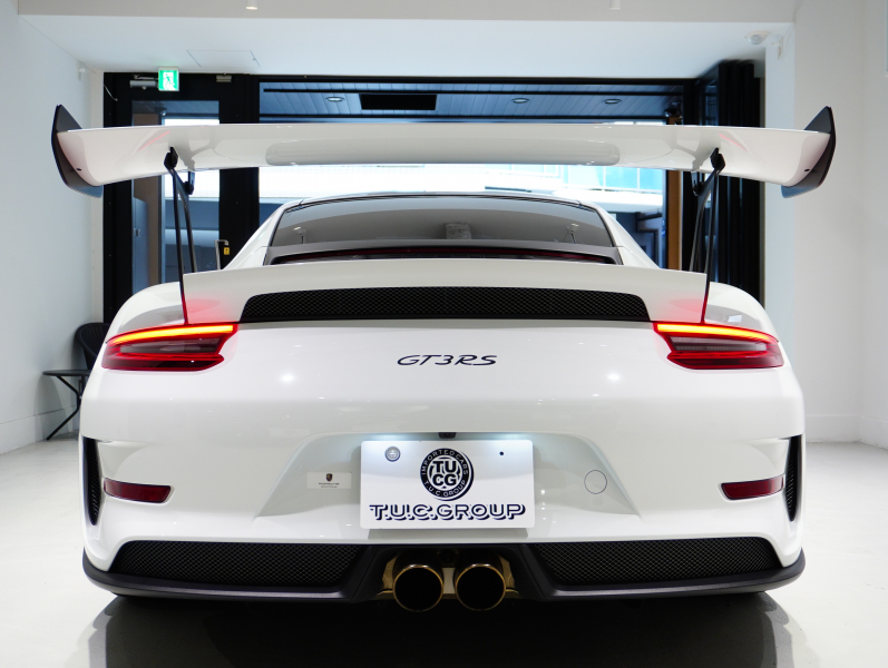 ポルシェ 911(Type991.2) GT3 RS ｽﾎﾟｰﾂｸﾛﾉPKG　正規D車 PCCB Fﾘﾌﾀｰ ｽﾎﾟｰﾂﾊﾞｹｯﾄ ｼｰﾄﾋｰﾀｰ PCMﾅﾋﾞ Bｶﾒﾗ BOSEｻｳﾝﾄﾞ LEDﾍｯﾄﾞﾗｲﾄPDLS+ 20&21ｲﾝﾁAW