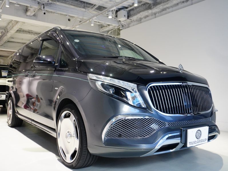 メルセデスベンツ Vクラス V220d ｽﾎﾟｰﾂﾛﾝｸﾞ ﾚｰﾀﾞｰP　ﾏｲﾊﾞｯﾊ仕様 ｴｸﾞｾｸﾃｨﾌﾞｼｰﾄ TVﾓﾆﾀｰ付ﾊﾟｰﾃｰｼｮﾝ 4人乗り ﾂｰﾄﾝﾗｯﾋﾟﾝｸﾞ　2年保証付