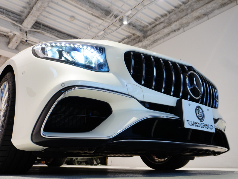 AMG Sクラス S63 4MATIC+ Coupe AMGダイナミック&レーダーセーフティPKG 正規D車 後期モデル ポーセレン&エスプレッソブラウン革 パノラマR 純正ナビTV フルセグ CarPlay Burmester ヘッドアップD OP20インチAW 2年保証付