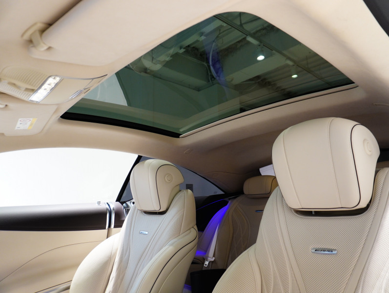 AMG Sクラス S63 4MATIC+ Coupe AMGダイナミック&レーダーセーフティPKG 正規D車 後期モデル ポーセレン&エスプレッソブラウン革 パノラマR 純正ナビTV フルセグ CarPlay Burmester ヘッドアップD OP20インチAW 2年保証付