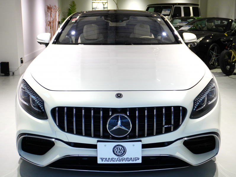 AMG Sクラス S63 4MATIC+ Coupe AMGダイナミック&レーダーセーフティPKG 正規D車 後期モデル ポーセレン&エスプレッソブラウン革 パノラマR 純正ナビTV フルセグ CarPlay Burmester ヘッドアップD OP20インチAW 2年保証付