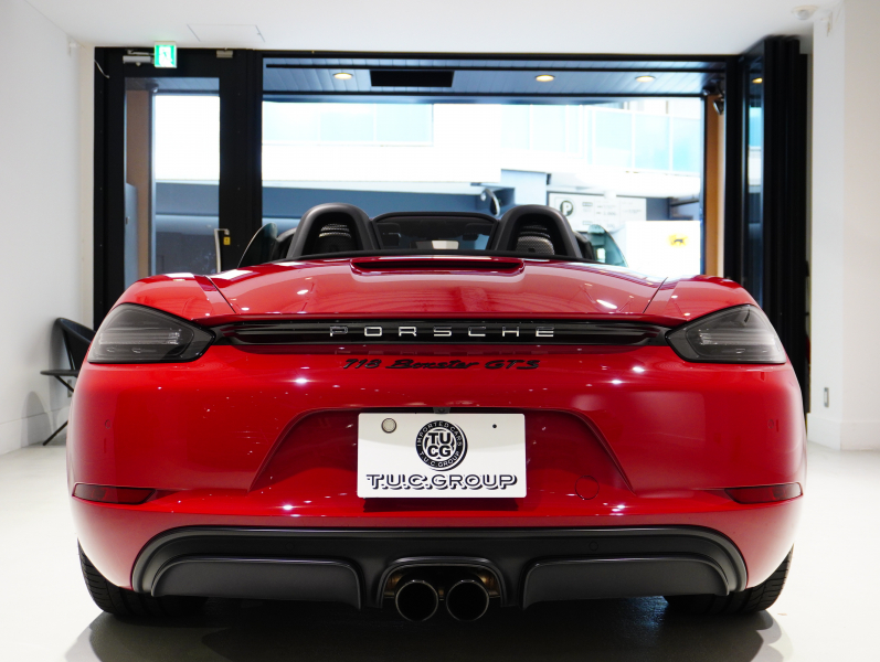 ポルシェ 718 ボクスター GTS PDK スポーツクロノ & GTSインテリアPKG 正規D車 スポーツエキゾースト ハーフレザー シートヒーター 純正PCM バックカメラ レザーインテリア OPカラー 20AW KWコイルオーバーキット 2年保証