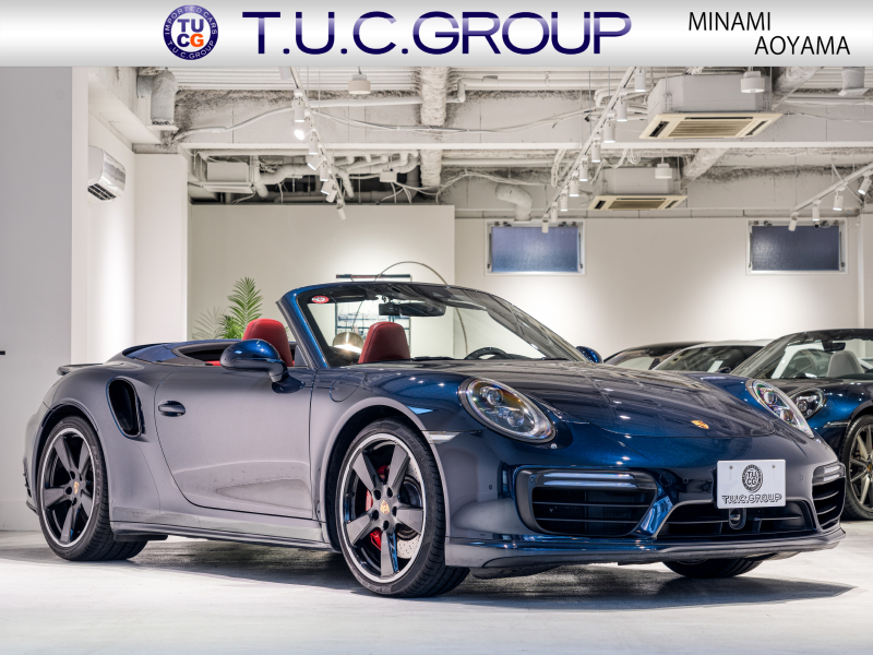 ポルシェ 911(Type991.2) ﾀｰﾎﾞ ｶﾌﾞﾘｵﾚ ｽﾎﾟｰﾂｸﾛﾉPKG　MY17 正規D車 左H ACC ｴﾝﾄﾘｰD 赤革 PCMﾅﾋﾞ TVﾁｭｰﾅｰ Bｶﾒﾗ ｶｰﾎﾞﾝｲﾝﾃﾘｱPKG LEDﾍｯﾄﾞﾗｲﾄ OP20ｲﾝﾁAW　2年保証