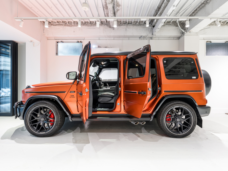 AMG Gクラス G63 ﾏｸﾞﾉﾋｰﾛｰｴﾃﾞｨｼｮﾝ　正規D車 100台限定 黒革 SR ﾅﾋﾞTV ﾌﾙｾｸﾞ Burmester AMGﾊﾟﾌｫｰﾏﾝｽｽﾃｱ 専用22AW ﾛｰﾀﾞｳﾝ ﾊﾞﾝﾊﾟｶﾞｰﾄﾞ　2年保証