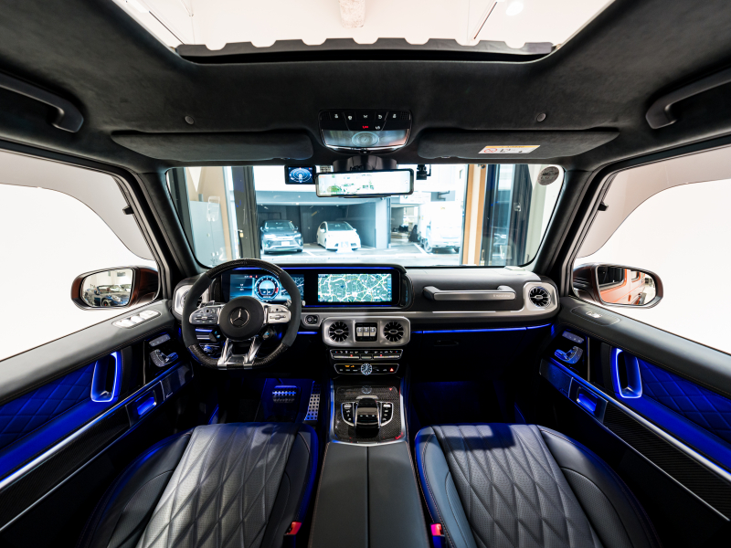 AMG Gクラス G63 ﾏｸﾞﾉﾋｰﾛｰｴﾃﾞｨｼｮﾝ　正規D車 100台限定 黒革 SR ﾅﾋﾞTV ﾌﾙｾｸﾞ Burmester AMGﾊﾟﾌｫｰﾏﾝｽｽﾃｱ 専用22AW ﾛｰﾀﾞｳﾝ ﾊﾞﾝﾊﾟｶﾞｰﾄﾞ　2年保証