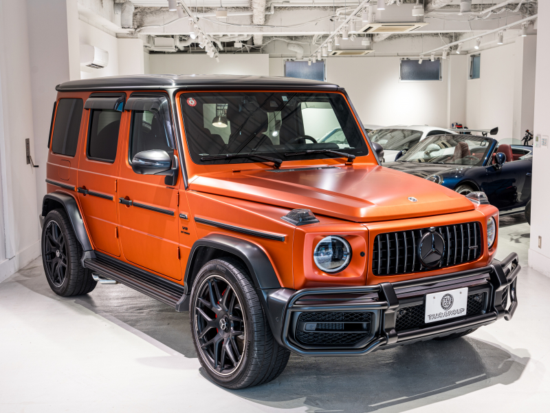 AMG Gクラス G63 ﾏｸﾞﾉﾋｰﾛｰｴﾃﾞｨｼｮﾝ　正規D車 100台限定 黒革 SR ﾅﾋﾞTV ﾌﾙｾｸﾞ Burmester AMGﾊﾟﾌｫｰﾏﾝｽｽﾃｱ 専用22AW ﾛｰﾀﾞｳﾝ ﾊﾞﾝﾊﾟｶﾞｰﾄﾞ　2年保証
