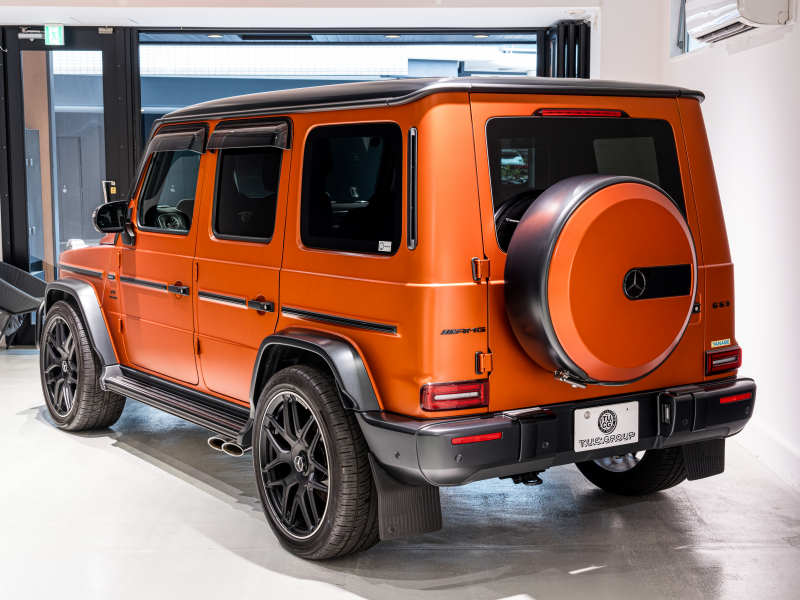 AMG Gクラス G63 ﾏｸﾞﾉﾋｰﾛｰｴﾃﾞｨｼｮﾝ　正規D車 100台限定 黒革 SR ﾅﾋﾞTV ﾌﾙｾｸﾞ Burmester AMGﾊﾟﾌｫｰﾏﾝｽｽﾃｱ 専用22AW ﾛｰﾀﾞｳﾝ ﾊﾞﾝﾊﾟｶﾞｰﾄﾞ　2年保証