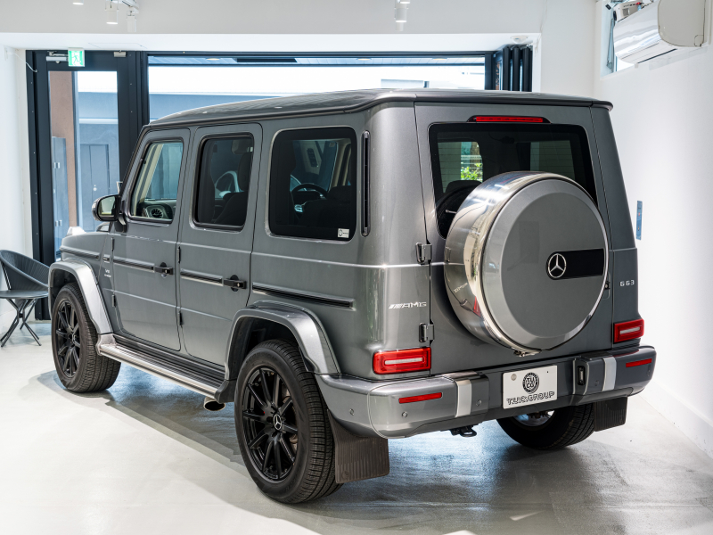 AMG Gクラス G63 AMGﾚｻﾞｰｴｸｽｸﾙｰｼﾌﾞPKG　正規D車 右H Meｺﾈｸﾄ ﾏｷｱｰﾄﾍﾞｰｼﾞｭ革 ｻﾝﾙｰﾌ 純正ﾅﾋﾞTV Burmester AMGﾊﾟﾌｫｰﾏﾝｽEX AMG20ｲﾝﾁAW　2年保証