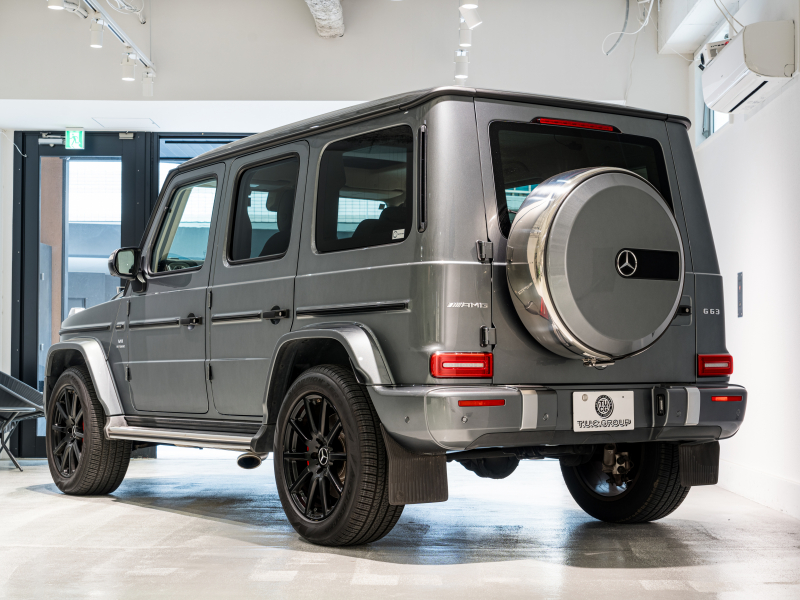 AMG Gクラス G63 AMGﾚｻﾞｰｴｸｽｸﾙｰｼﾌﾞPKG　正規D車 右H Meｺﾈｸﾄ ﾏｷｱｰﾄﾍﾞｰｼﾞｭ革 ｻﾝﾙｰﾌ 純正ﾅﾋﾞTV Burmester AMGﾊﾟﾌｫｰﾏﾝｽEX AMG20ｲﾝﾁAW　2年保証