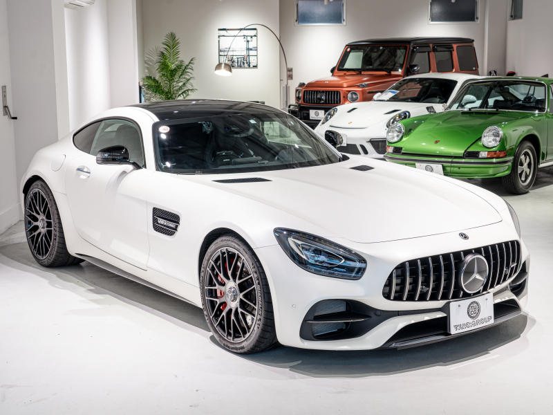 AMG GT C Edition50 日本12台限定車　正規D車 AMGﾊﾟﾌｫｰﾏﾝｽｼｰﾄ ｼｰﾄﾋｰﾀｰ&ﾍﾞﾝﾁﾚｰﾀｰ ｶﾞﾗｽﾙｰﾌ 純正ﾅﾋﾞTV ﾌﾙｾｸﾞ ﾌﾞﾙﾒｽﾀｰﾊｲｴﾝﾄﾞ AMGﾊﾟﾌｫｰﾏﾝｽEX 専用19&20AW　2年保証