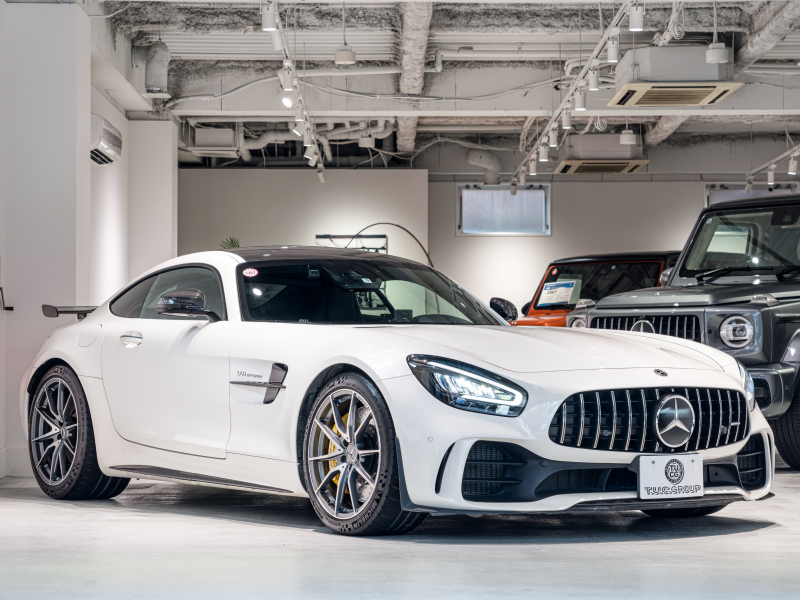 AMG GT GT R AMGカーボンエクステリア&パフォーマンスシートPKG 正規D車 1オーナー 後期モデル  エッセンシャルPKG 純正ナビTV CarPlay F&Bカメラ AMGパフォーマンスEX マットカーボンインテリア LEDヘッドライト 19&20AW 2年保証付