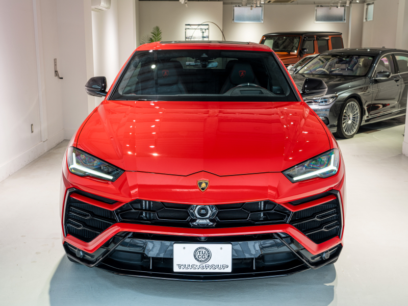 ランボルギーニ ウルス 4.0 ﾊｲｳｪｲ&ｱｰﾊﾞﾝﾛｰﾄﾞPKG　正規D車 左H 5人乗り B/KｽﾀｲﾙPKG 黒革 ﾋｰﾀｰ&ﾍﾞﾝﾁﾚｰﾀｰ ﾊﾟﾉﾗﾏSR 純正ﾅﾋﾞTV ﾄｯﾌﾟﾋﾞｭｰｶﾒﾗ Bang&Olufsen ﾍｯﾄﾞｱｯﾌﾟD 23ｲﾝﾁTaigeteAW　新車保証