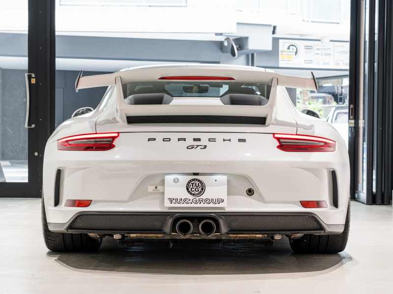 ポルシェ 911(Type991.2) GT3 ｸﾗﾌﾞｽﾎﾟｰﾂ&ｽﾎﾟｰﾂｸﾛﾉPKG　正規D車 ﾌﾛﾝﾄﾘﾌﾄ ﾚｻﾞｰｲﾝﾃﾘｱ ﾌﾙﾊﾞｹｯﾄｼｰﾄ 純正PCMﾅﾋﾞ ﾘﾊﾞｰｼﾝｸﾞｶﾒﾗ CarPlay ｷｬﾗﾗﾎﾜｲﾄ　2年保証