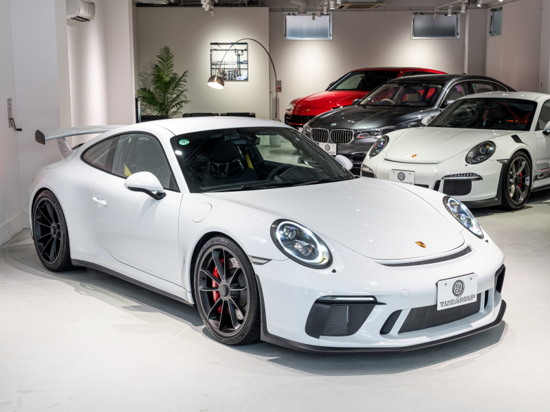 ポルシェ 911(Type991.2) GT3 ｸﾗﾌﾞｽﾎﾟｰﾂ&ｽﾎﾟｰﾂｸﾛﾉPKG　正規D車 ﾌﾛﾝﾄﾘﾌﾄ ﾚｻﾞｰｲﾝﾃﾘｱ ﾌﾙﾊﾞｹｯﾄｼｰﾄ 純正PCMﾅﾋﾞ ﾘﾊﾞｰｼﾝｸﾞｶﾒﾗ CarPlay ｷｬﾗﾗﾎﾜｲﾄ　2年保証