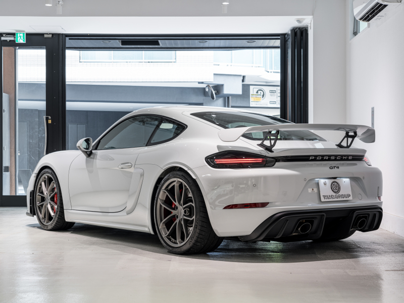 ポルシェ 718 ケイマン GT4 6MT クロノPKG 正規D車 1オーナー 右H レザーインテリアPKG PCMナビ Bカメラ CarPlay キセノンヘッドライト スポーツEX OPカラー 2年保証