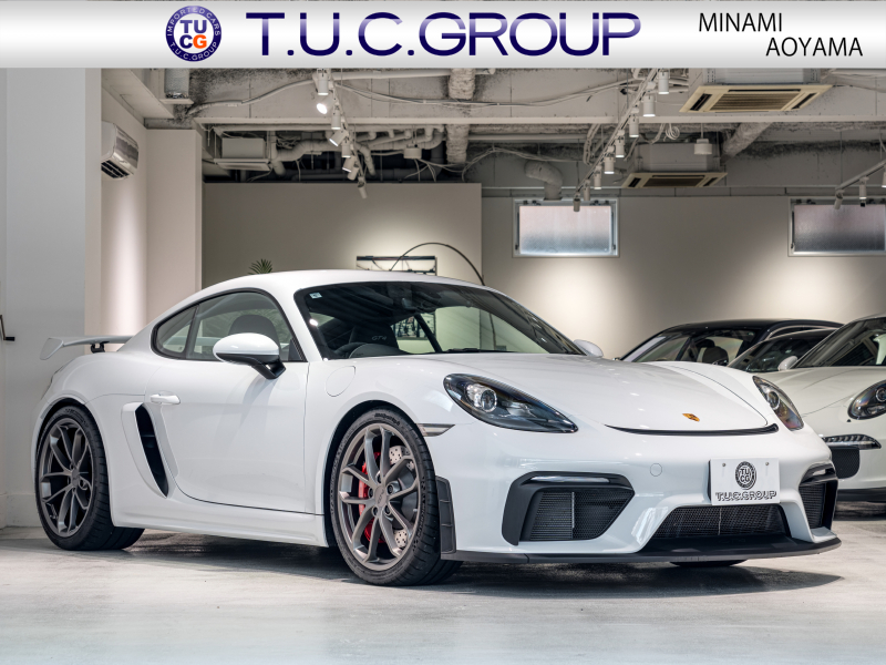 ポルシェ 718 ケイマン GT4 6MT クロノPKG 正規D車 1オーナー 右H レザーインテリアPKG PCMナビ Bカメラ CarPlay キセノンヘッドライト スポーツEX OPカラー 2年保証