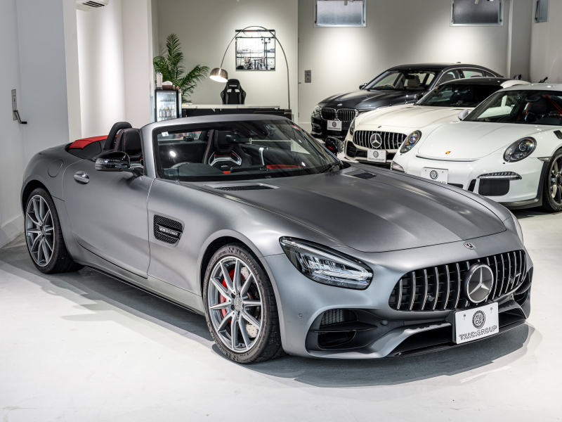 AMG GTS ロードスター 正規D車 後期 OPカラー AMGダイナミックプラス&パフォーマンスシートPKG シートヒーター&ベンチレーター 純正ナビTV バックカメラ Burmesterハイエンド リアアクスル 19&20インチAW 2年保証