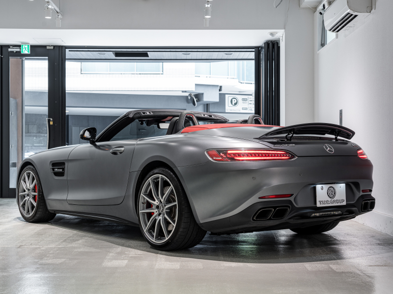 AMG GTS ロードスター 正規D車 後期 OPカラー AMGダイナミックプラス&パフォーマンスシートPKG シートヒーター&ベンチレーター 純正ナビTV バックカメラ Burmesterハイエンド リアアクスル 19&20インチAW 2年保証