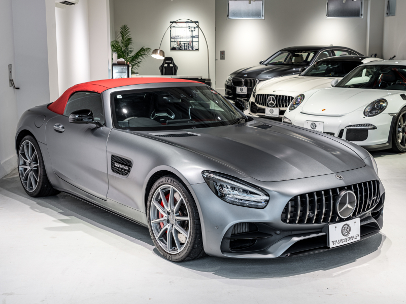 AMG GTS ロードスター 正規D車 後期 OPカラー AMGダイナミックプラス&パフォーマンスシートPKG シートヒーター&ベンチレーター 純正ナビTV バックカメラ Burmesterハイエンド リアアクスル 19&20インチAW 2年保証
