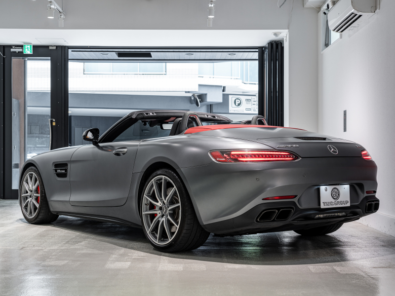 AMG GTS ロードスター 正規D車 後期 OPカラー AMGダイナミックプラス&パフォーマンスシートPKG シートヒーター&ベンチレーター 純正ナビTV バックカメラ Burmesterハイエンド リアアクスル 19&20インチAW 2年保証