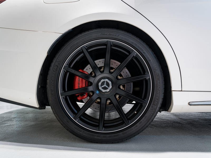 AMG Sクラス S63 4MATIC+ long AMGダイナミック&ショーファー&レーダーPKG 後期モデル 左H MEコネ ポーセレン革 パノラマSR ナビTV フルセグ CarPlay HUD ベンチレーター リアエンタ 社外マフラー 2年保証付