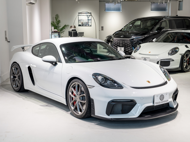 ポルシェ 718 ケイマン GT4 6MT ｸﾗﾌﾞｽﾎﾟｰﾂ&ｸﾛﾉPKG　正規D車 1ｵｰﾅｰ 右H ﾌﾙﾊﾞｹｯﾄｼｰﾄ PCMﾅﾋﾞ Bｶﾒﾗ CarPlay ｷｾﾉﾝﾍｯﾄﾞﾗｲﾄ ｽﾎﾟｰﾂEX 純正20AW