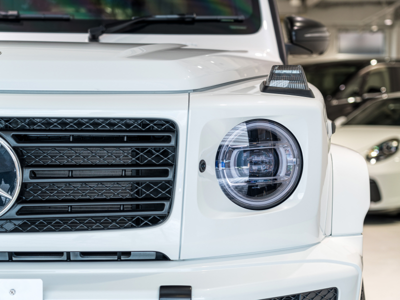 メルセデスベンツ Gクラス G400d AMGﾗｲﾝ ﾗｸﾞｼﾞｭｱﾘｰPKG　正規D車 ﾅｲﾄPKG仕様 右H Meｺﾈｸﾄ 黒革 ｻﾝﾙｰﾌ 純正ﾅﾋﾞTV Burmester 電動ｻｲﾄﾞｽﾃｯﾌﾟ ﾌﾞﾗｯｸﾍﾟｲﾝﾄ20AW　2年保証