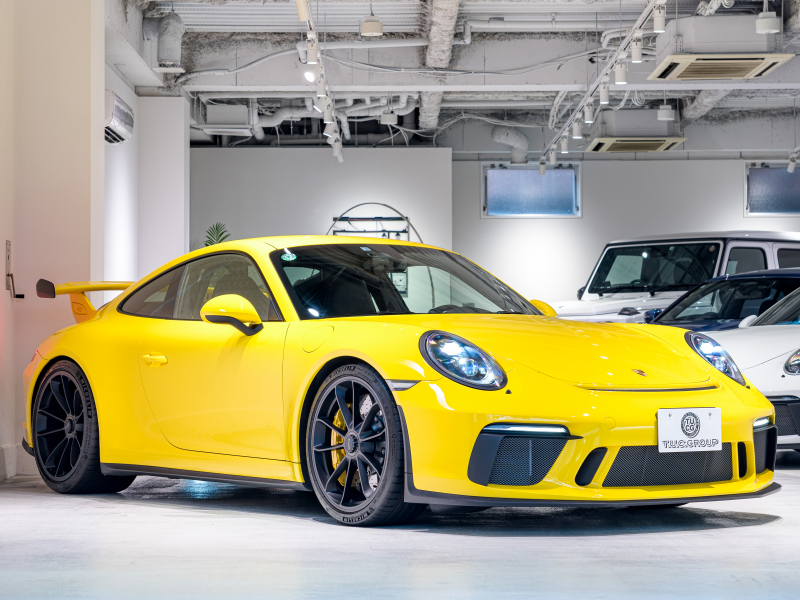 ポルシェ 911(Type991.2) GT3 クラブスポーツ&スポーツクロノPKG 正規D車 Fリフター PCCB フルバケットシート 純正PCMナビ リバーシングカメラ CarPlay LEDヘッドライト 20AW 2年保証