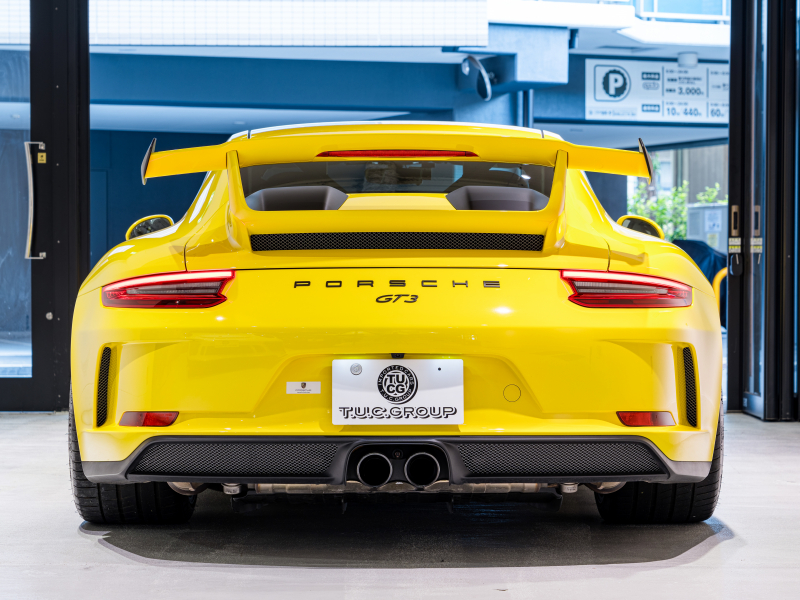 ポルシェ 911(Type991.2) GT3 クラブスポーツ&スポーツクロノPKG 正規D車 Fリフター PCCB フルバケットシート 純正PCMナビ リバーシングカメラ CarPlay LEDヘッドライト 20AW 2年保証