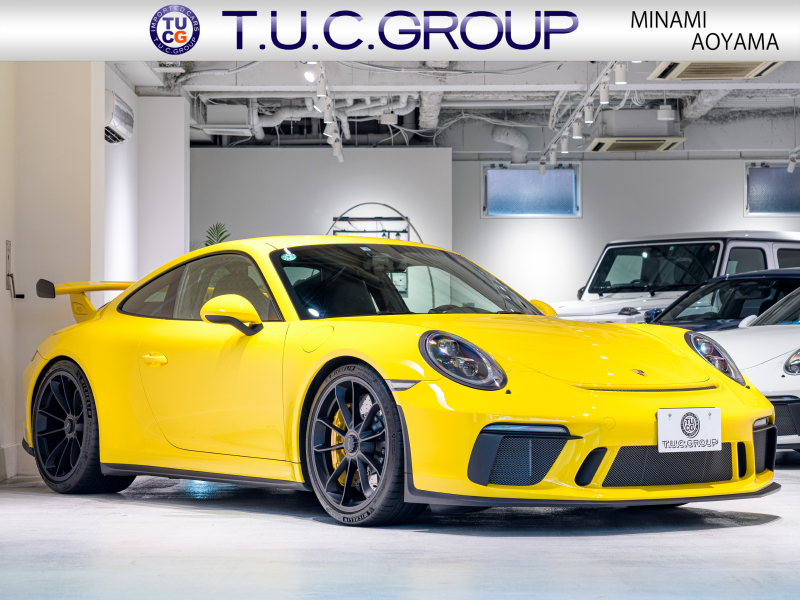 ポルシェ 911(Type991.2) GT3 クラブスポーツ&スポーツクロノPKG 正規D車 Fリフター PCCB フルバケットシート 純正PCMナビ リバーシングカメラ CarPlay LEDヘッドライト 20AW 2年保証