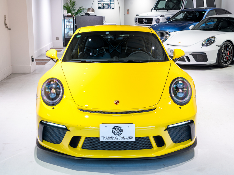 ポルシェ 911(Type991.2) GT3 クラブスポーツ&スポーツクロノPKG 正規D車 Fリフター PCCB フルバケットシート 純正PCMナビ リバーシングカメラ CarPlay LEDヘッドライト 20AW 2年保証