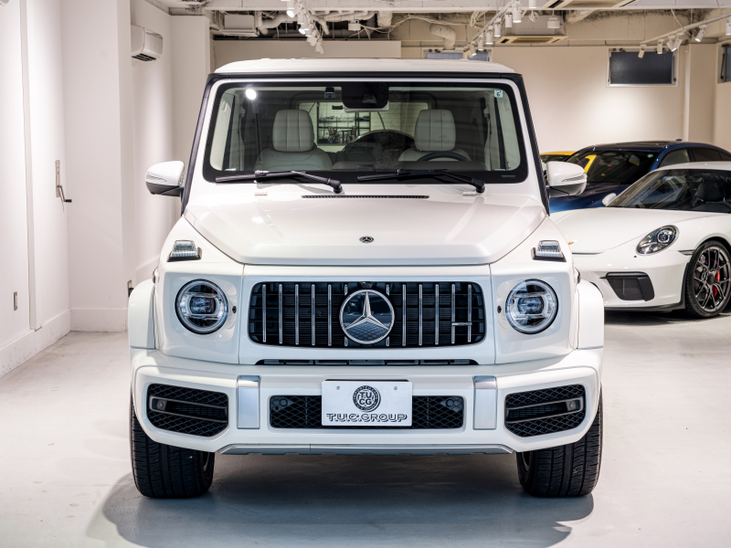 AMG Gクラス G63 AMGﾚｻﾞｰｴｸｽｸﾙｰｼﾌﾞPKG　正規D車 左H 1ｵｰﾅｰ Meｺﾈｸﾄ ﾏｷｱｰﾄﾍﾞｰｼﾞｭ革 ｻﾝﾙｰﾌ 純正ﾅﾋﾞTV Burmester AMGﾊﾟﾌｫｰﾏﾝｽEX AMG20ｲﾝﾁAW　2年保証
