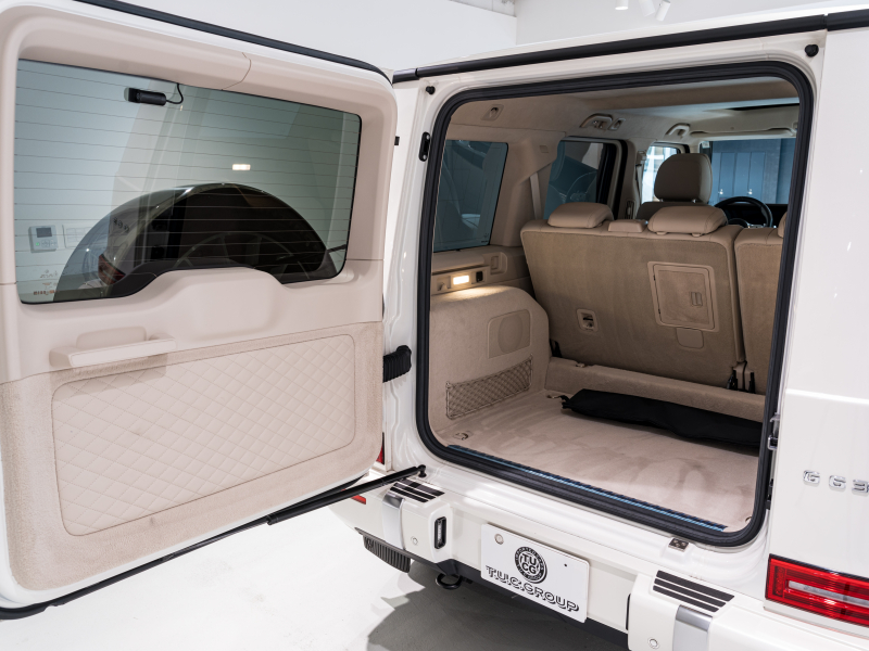 AMG Gクラス G63 AMGﾚｻﾞｰｴｸｽｸﾙｰｼﾌﾞPKG　正規D車 左H 1ｵｰﾅｰ Meｺﾈｸﾄ ﾏｷｱｰﾄﾍﾞｰｼﾞｭ革 ｻﾝﾙｰﾌ 純正ﾅﾋﾞTV Burmester AMGﾊﾟﾌｫｰﾏﾝｽEX AMG20ｲﾝﾁAW　2年保証