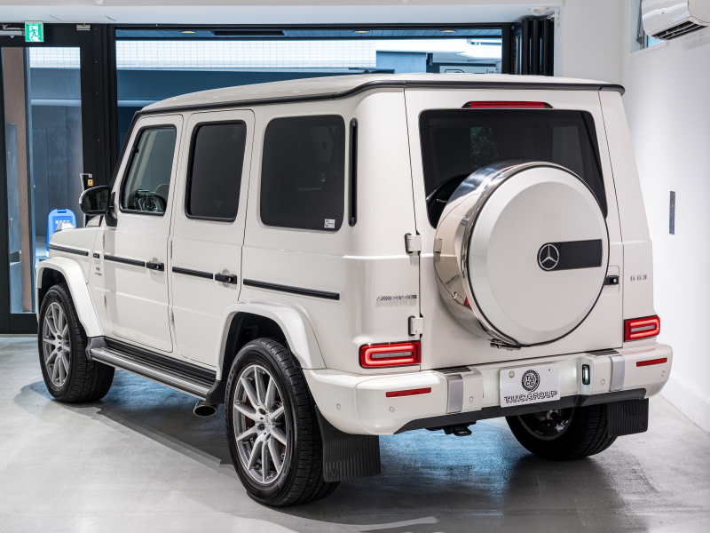 AMG Gクラス G63 AMGﾚｻﾞｰｴｸｽｸﾙｰｼﾌﾞPKG　正規D車 左H 1ｵｰﾅｰ Meｺﾈｸﾄ ﾏｷｱｰﾄﾍﾞｰｼﾞｭ革 ｻﾝﾙｰﾌ 純正ﾅﾋﾞTV Burmester AMGﾊﾟﾌｫｰﾏﾝｽEX AMG20ｲﾝﾁAW　2年保証