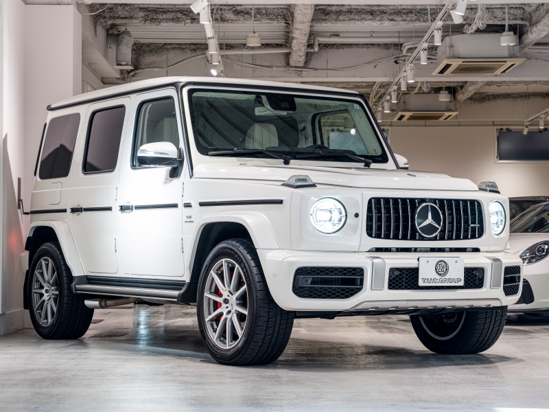 AMG Gクラス G63 AMGﾚｻﾞｰｴｸｽｸﾙｰｼﾌﾞPKG　正規D車 左H 1ｵｰﾅｰ Meｺﾈｸﾄ ﾏｷｱｰﾄﾍﾞｰｼﾞｭ革 ｻﾝﾙｰﾌ 純正ﾅﾋﾞTV Burmester AMGﾊﾟﾌｫｰﾏﾝｽEX AMG20ｲﾝﾁAW　2年保証