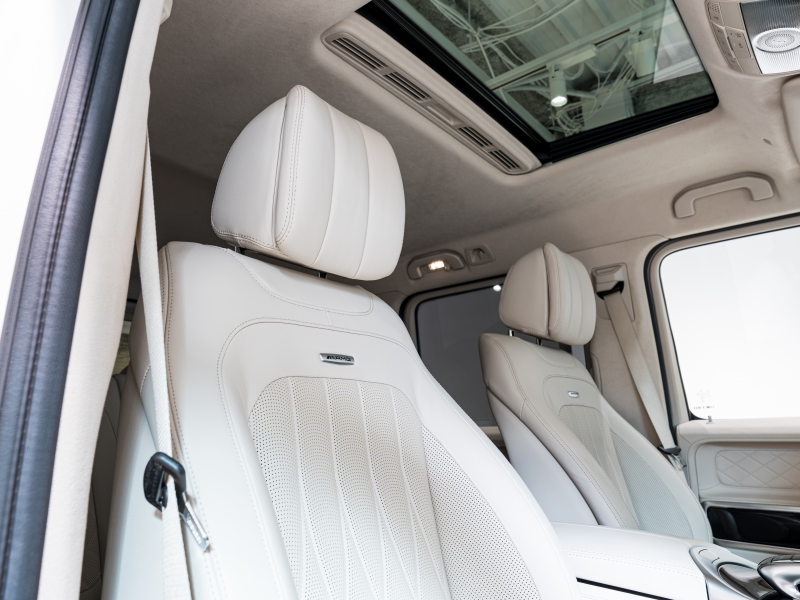 AMG Gクラス G63 AMGﾚｻﾞｰｴｸｽｸﾙｰｼﾌﾞPKG　正規D車 左H 1ｵｰﾅｰ Meｺﾈｸﾄ ﾏｷｱｰﾄﾍﾞｰｼﾞｭ革 ｻﾝﾙｰﾌ 純正ﾅﾋﾞTV Burmester AMGﾊﾟﾌｫｰﾏﾝｽEX AMG20ｲﾝﾁAW　2年保証