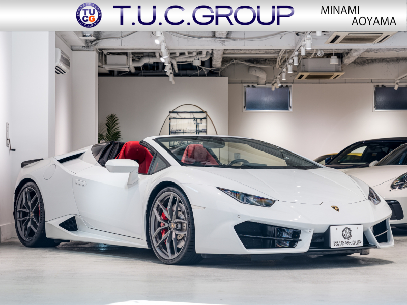 デランジェ ランボルギーニ ウラカン Spyder LP580-2 正規D車 Bianco Icarus