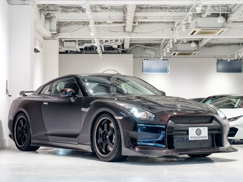 日産 GT-R Spec V　ｵﾘｼﾞﾅﾙｶｰﾎﾞﾝﾎﾞﾃﾞｨ 強化ｸﾗｯﾁ ﾊｲﾌﾛｰﾀｰﾋﾞﾝ SAURUSﾁｭｰﾝ800馬力 ﾄﾗｽﾄﾏﾌﾗｰ RECAROﾊﾞｹｯﾄｼｰﾄ 純正ﾅﾋﾞ BOSE 大口径ﾌﾞﾚｰｷﾃﾞｨｽｸ 各種ｶｽﾀﾑ多数