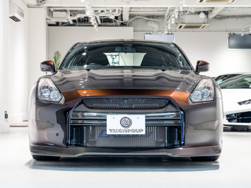 日産 GT-R Spec V　ｵﾘｼﾞﾅﾙｶｰﾎﾞﾝﾎﾞﾃﾞｨ 強化ｸﾗｯﾁ ﾊｲﾌﾛｰﾀｰﾋﾞﾝ SAURUSﾁｭｰﾝ800馬力 ﾄﾗｽﾄﾏﾌﾗｰ RECAROﾊﾞｹｯﾄｼｰﾄ 純正ﾅﾋﾞ BOSE 大口径ﾌﾞﾚｰｷﾃﾞｨｽｸ 各種ｶｽﾀﾑ多数