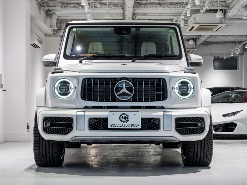 AMG Gクラス G63 AMGﾚｻﾞｰｴｸｽｸﾙｰｼﾌﾞPKG　正規D車 右H Meｺﾈｸﾄ ﾏｷｱｰﾄﾍﾞｰｼﾞｭ革 ｻﾝﾙｰﾌ 純正ﾅﾋﾞTV Burmester AMGﾊﾟﾌｫｰﾏﾝｽEX AMG22ｲﾝﾁAW 電動ｻｲﾄﾞｽﾃｯﾌﾟ ﾛｰﾀﾞｳﾝ　2年保証