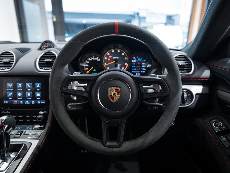 ポルシェ 718 ケイマン GT4 PDK ｽﾎﾟｰﾂｸﾛﾉPKG　正規D車 右H ﾌﾙﾚｻﾞｰｲﾝﾃﾘｱ 18wayｱﾀﾞﾌﾟﾃｨﾌﾞｽﾎﾟｰﾂｼｰﾄ PCMﾅﾋﾞ Bｶﾒﾗ CarPlay BOSE LEDﾍｯﾄﾞﾗｲﾄPDLS+ ｱｸﾗﾎﾟﾘﾝｸﾊﾟｲﾌﾟ 純正20AW