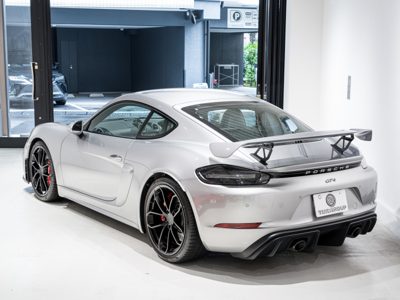 ポルシェ 718 ケイマン GT4 PDK ｽﾎﾟｰﾂｸﾛﾉPKG　正規D車 右H ﾌﾙﾚｻﾞｰｲﾝﾃﾘｱ 18wayｱﾀﾞﾌﾟﾃｨﾌﾞｽﾎﾟｰﾂｼｰﾄ PCMﾅﾋﾞ Bｶﾒﾗ CarPlay BOSE LEDﾍｯﾄﾞﾗｲﾄPDLS+ ｱｸﾗﾎﾟﾘﾝｸﾊﾟｲﾌﾟ 純正20AW