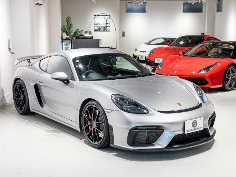 ポルシェ 718 ケイマン GT4 PDK ｽﾎﾟｰﾂｸﾛﾉPKG　正規D車 右H ﾌﾙﾚｻﾞｰｲﾝﾃﾘｱ 18wayｱﾀﾞﾌﾟﾃｨﾌﾞｽﾎﾟｰﾂｼｰﾄ PCMﾅﾋﾞ Bｶﾒﾗ CarPlay BOSE LEDﾍｯﾄﾞﾗｲﾄPDLS+ ｱｸﾗﾎﾟﾘﾝｸﾊﾟｲﾌﾟ 純正20AW