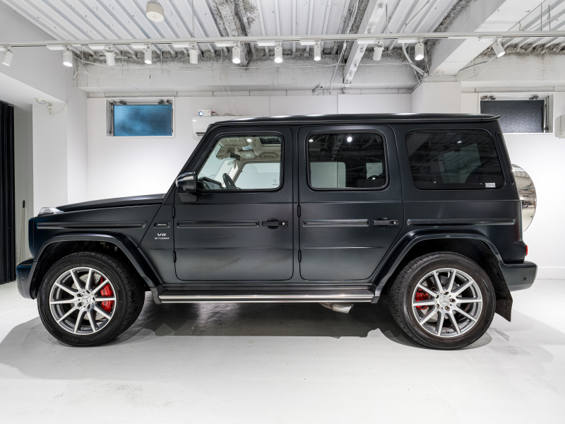 AMG Gクラス G63 AMGレザーエクスクルーシブPKG 正規D車 左H Meコネクト マキアートベージュ革 サンルーフ 純正ナビTV Burmester AMGパフォーマンスEX AMG20インチAW OPカラー 2年保証