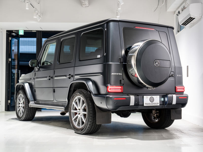 AMG Gクラス G63 AMGレザーエクスクルーシブPKG 正規D車 左H Meコネクト マキアートベージュ革 サンルーフ 純正ナビTV Burmester AMGパフォーマンスEX AMG20インチAW OPカラー 2年保証